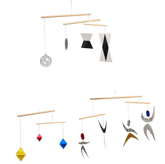 Munari (with Plastic Ball) & Octahedron in Multiple Sizes & Color Dancers Ⅱ