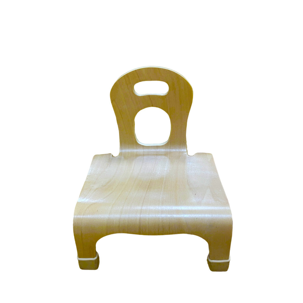 5" Child Chair, Natural Wood, 2 Pack